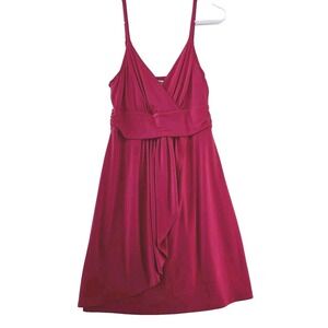 Tommy Bahama Dress Womens M Pink Babydoll Vacation Travel Summer Beach TRopoical